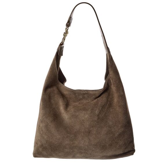 Isabella Rossetti Handbags - Isabella Rossetti Ophelia27 Suede Tote, Brown